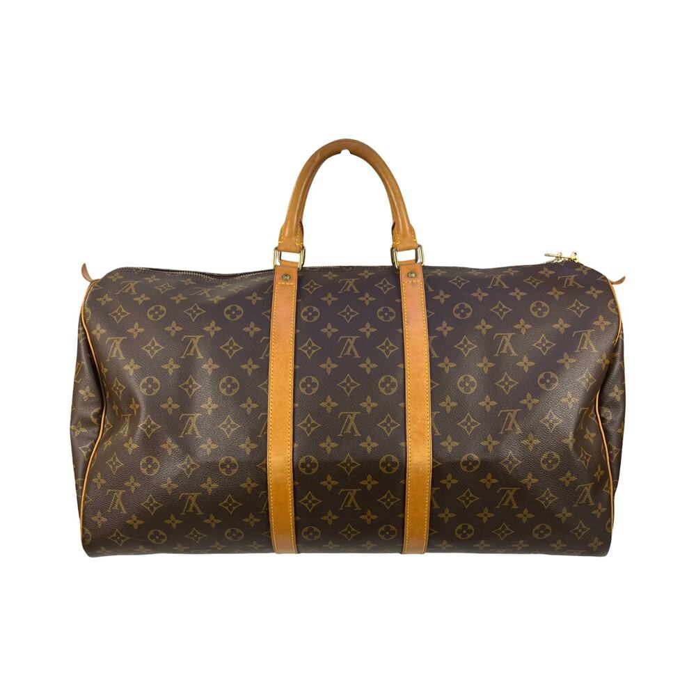 Louis Vuitton Keepall 55 Monogram Canvas Travel Duffle Bag Vintage France - Picture 4 of 16
